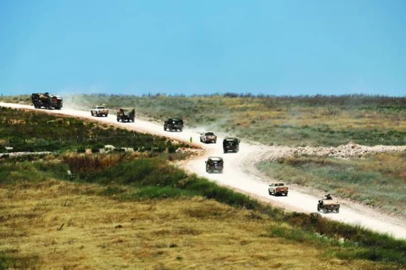 Israeli military forces operating in a security zone in southern Lebanon near the Litani River.
