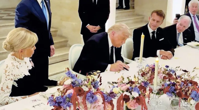 US President Donald Trump and Iranian President Masoud Pezeshkian signing a memorandum of understanding electronically to end hostilities and launch nuclear negotiations.