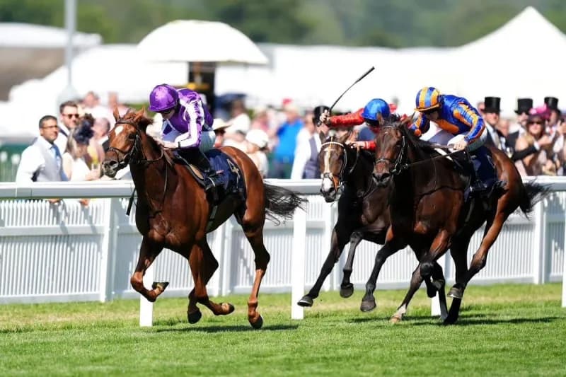The filly Précieuse wins the Group 1 Coronation Stakes at Royal Ascot on the fourth day of the festival.