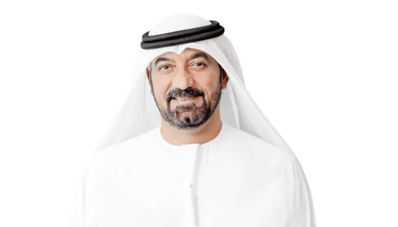 Sheikh Ahmed bin Saeed Al Maktoum speaking about Dubai's global standing as a model for transforming visions into achievements.
