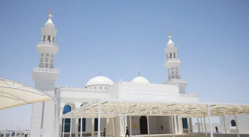 The newly inaugurated Al Badad Mosque in Dubai Industrial City, featuring Fatimid architectural design.
