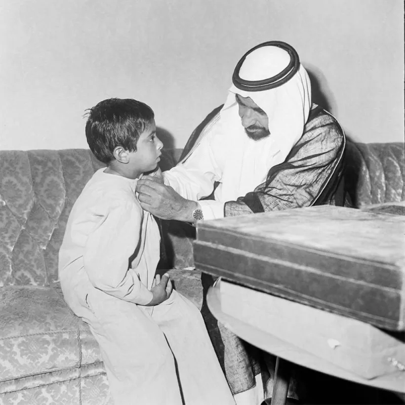 Sheikh Hamdan bin Zayed Al Nahyan, Representative of the Ruler of Abu Dhabi in the Al Dhafra Region, pictured during an official engagement.