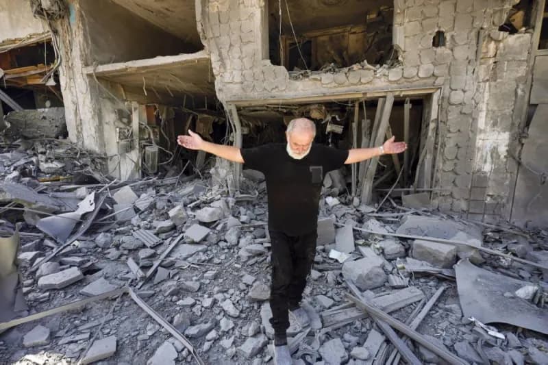 Residents of southern Lebanon return to inspect their homes and properties in Nabatieh amid the fragile ceasefire between Israel and Hezbollah.
