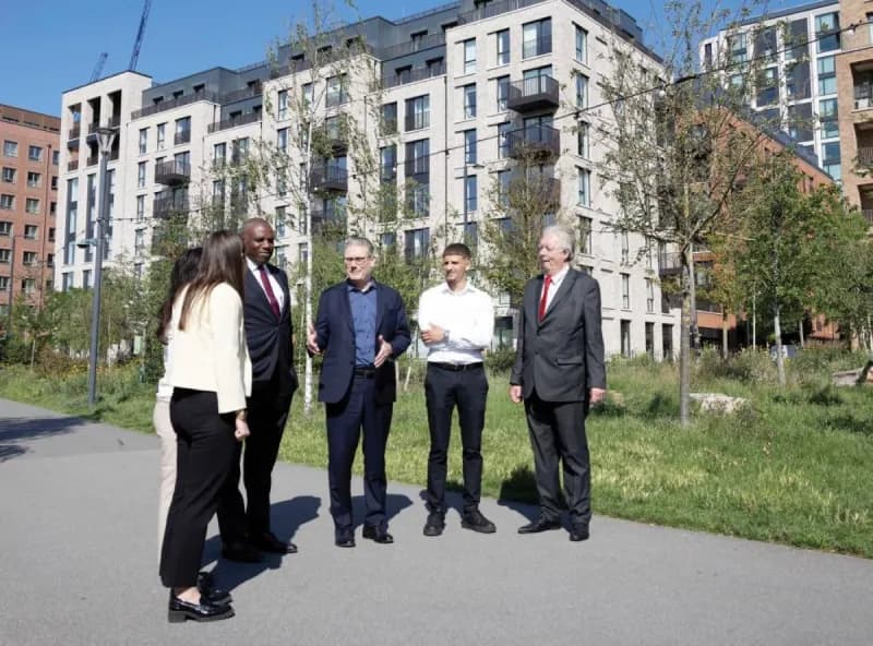 British Prime Minister Keir Starmer pictured amid reports he is weighing his political future following pressure from Labour ministers and MPs.