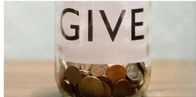 A graphic or illustrative image representing charitable giving and philanthropy in the United States.