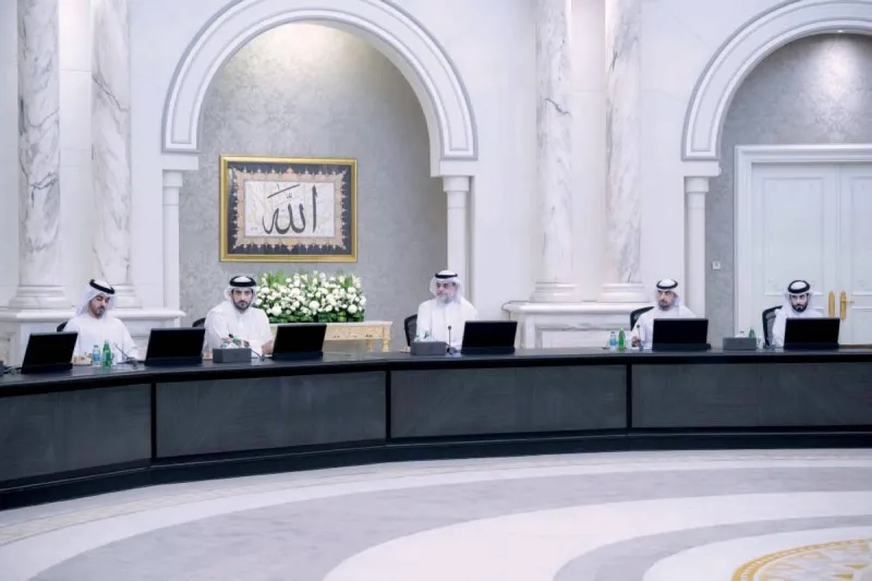 Sheikh Sultan bin Mohammed bin Sultan Al Qasimi chairs the weekly meeting of the Sharjah Executive Council.