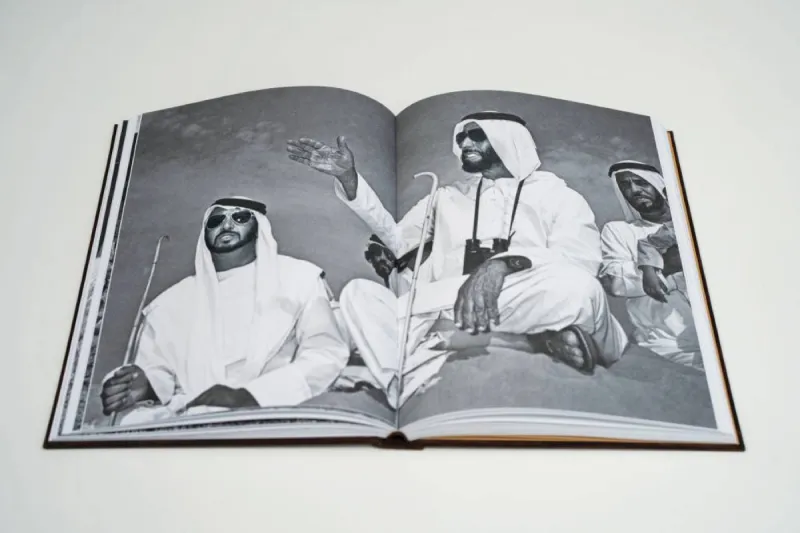 The cover of Kanz Al Jeel, a poetry collection published by the Department of Culture and Tourism – Abu Dhabi celebrating the legacy of Sheikh Zayed bin Sultan Al Nahyan, released by Assouline.