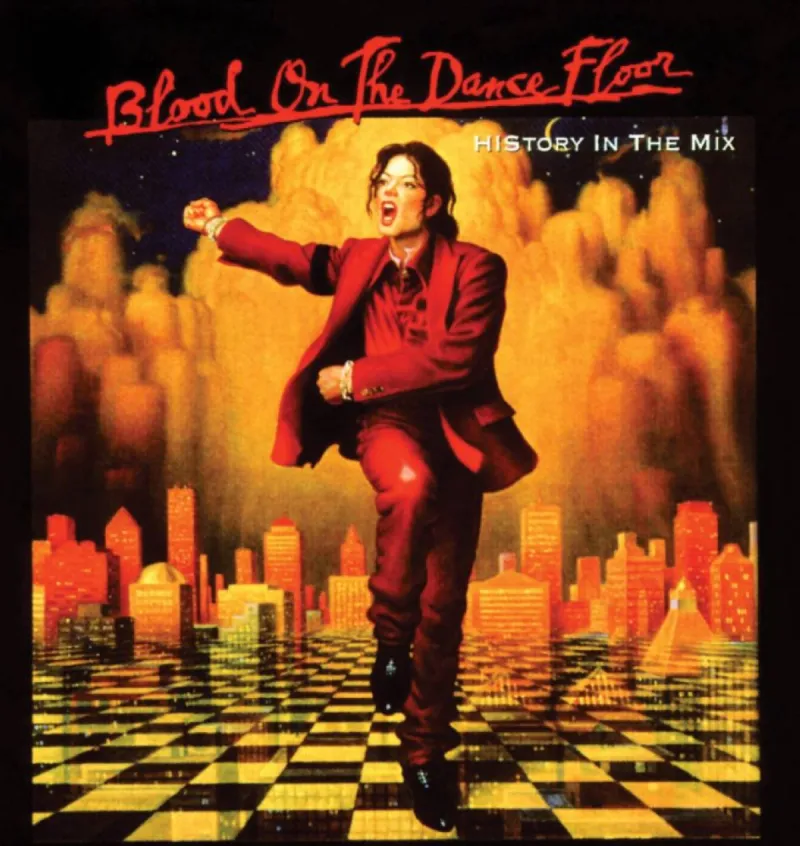 A conceptual illustration representing Michael Jackson's musical legacy and the fragmentation of pop music in the 1990s.