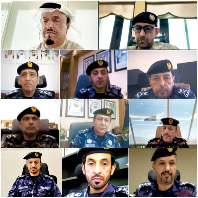 Lieutenant General Dhahi Khalfan Tamim chairs the Federal Police Leadership Council's third meeting of 2026, attended by senior police commanders and Ministry of Interior officials.