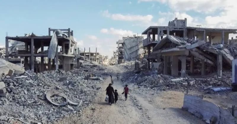 Representatives gathered at a diplomatic meeting to discuss Gaza reconstruction and post-war governance arrangements.
