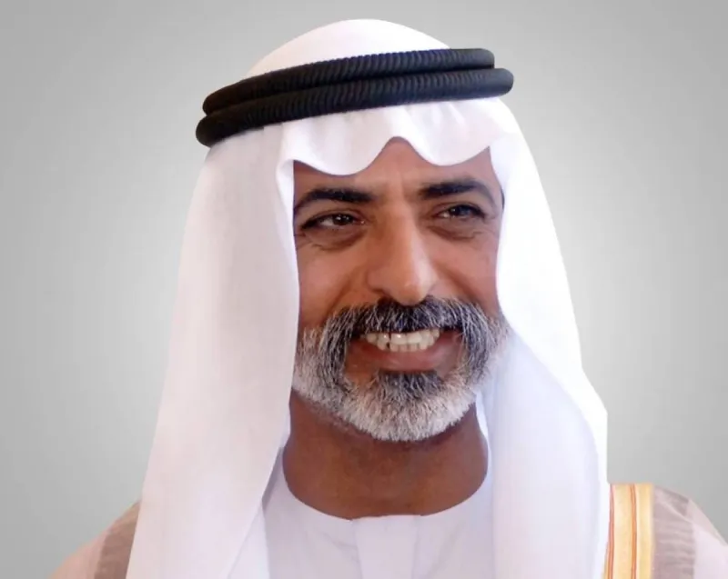 Sheikh Nahyan bin Mubarak Al Nahyan tours the modern facilities of the University of Fujairah during his official visit.