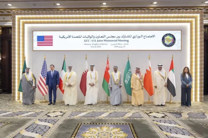 A ministerial meeting between US Secretary of State Marco Rubio and Gulf Cooperation Council foreign ministers held in Manama, Bahrain on 25 June 2026.