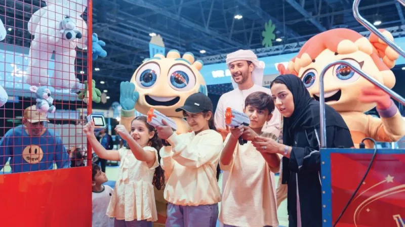 Promotional signage for the 29th edition of Dubai Summer Surprises 2026, featuring the campaign's colourful branding and the slogan 'Ya Hay Saif Dubai'.