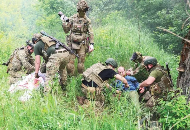 A conceptual image illustrating tensions between Russia and NATO amid the ongoing war in Ukraine.