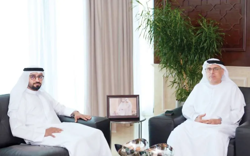 Dr. Abdul Rahman Al Awar, Minister of Human Resources and Emiratisation, meets with Dr. Salem Suhail Al Neyadi, Chairman of the National Human Rights Authority, to discuss cooperation on human rights and labour matters.