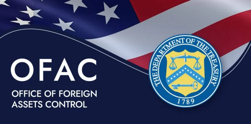 A graphic or news photograph illustrating US Treasury sanctions targeting networks financing the Sudan civil war between the Sudanese Armed Forces and the Rapid Support Forces.