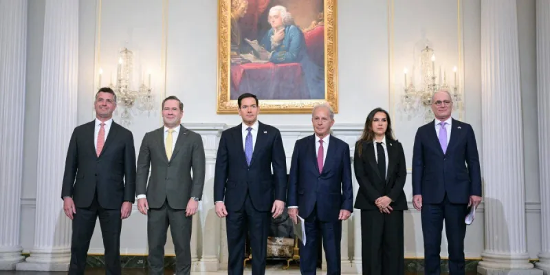 Lebanese and Israeli officials sign a framework agreement in Washington, DC, with US Secretary of State Marco Rubio presiding over the ceremony.