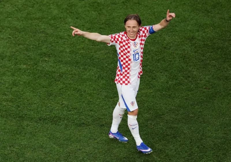 Luka Modric in action for Croatia during their 2026 World Cup match against Ghana.