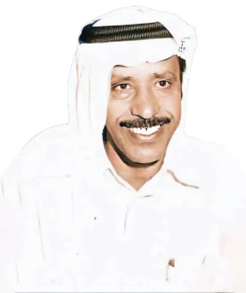 A portrait or archival image of Kuwaiti theatre pioneer and poet Abdulrahman Al Duwaihи, known as the dean of Kuwaiti directors and celebrated for his Zuhairiyyat vernacular poetry.