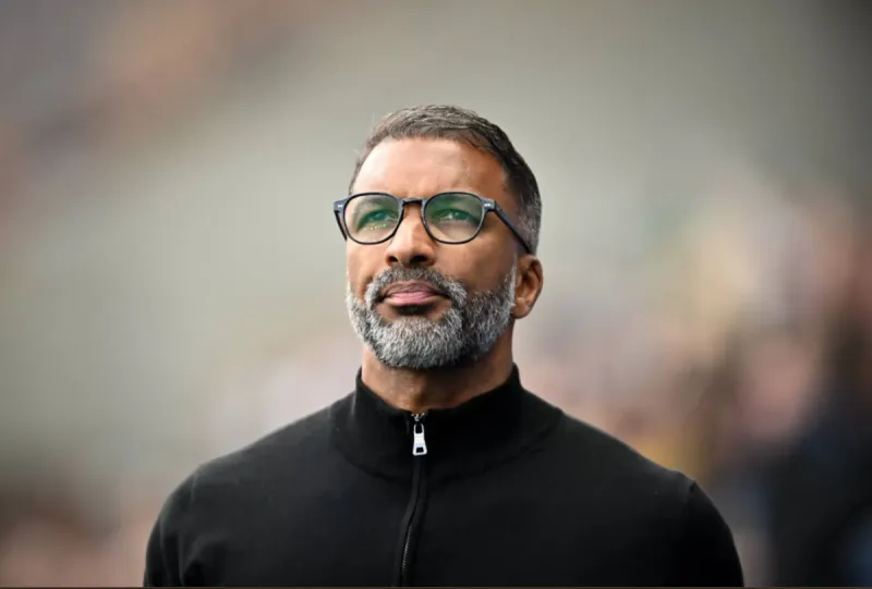 Habib Beye, the former Olympique de Marseille coach, pictured during his tenure with the club.