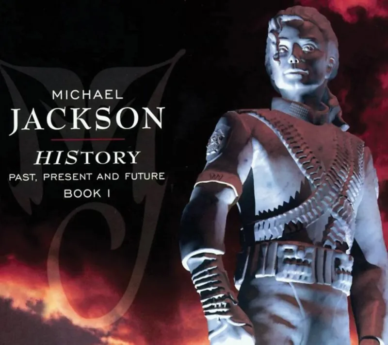 A conceptual illustration representing the contrast between Michael Jackson's era of physical music formats and Taylor Swift's era of digital streaming platforms.