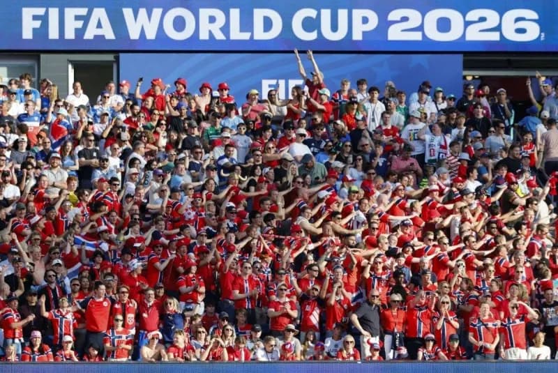 Packed stadium crowd at a 2026 FIFA World Cup match.