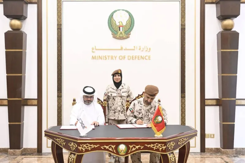 Senior officials from the Ministry of Defence and EDGE Group sign a strategic partnership agreement to support the 46th World Congress on Military Medicine in Abu Dhabi.
