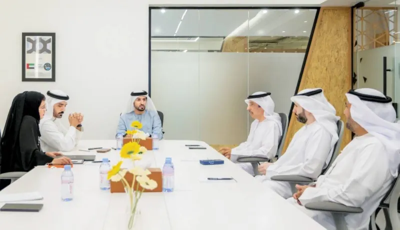 Sheikh Rashid bin Humaid Al Nuaimi chairs the second meeting of the Ajman Census Supreme Committee.