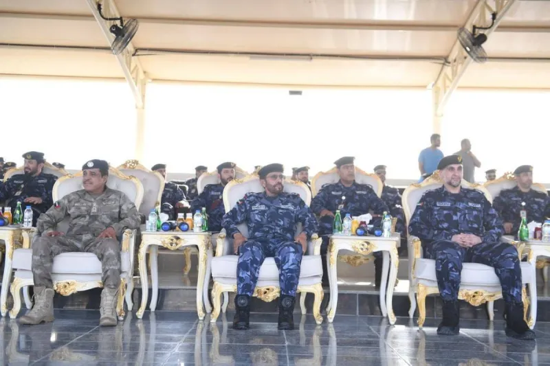 Major General Khalifa Hareb Al Khaili, Undersecretary of the Ministry of Interior, presides over the graduation ceremony of the 30th Comprehensive Special Operations Course at the Combat Training Village in Seeh Al Mahab, Abu Dhabi.