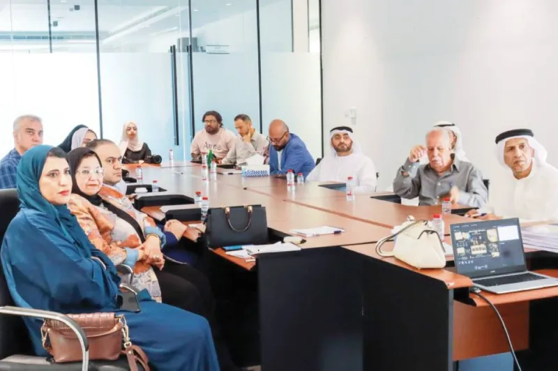 A training workshop on the integration of human and artificial intelligence held at the UAE Journalists Association headquarters in Dubai.
