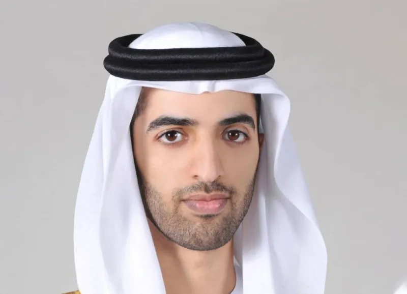 Sheikh Mohamed bin Saud bin Saqr Al Qasimi, Crown Prince of Ras Al Khaimah, at an event related to the Ras Al Khaimah Fitness initiative.