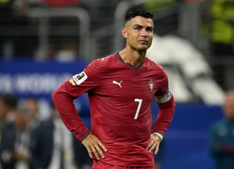 Cristiano Ronaldo in action for Portugal during the 2026 World Cup, in what proved to be his final appearance at the tournament.