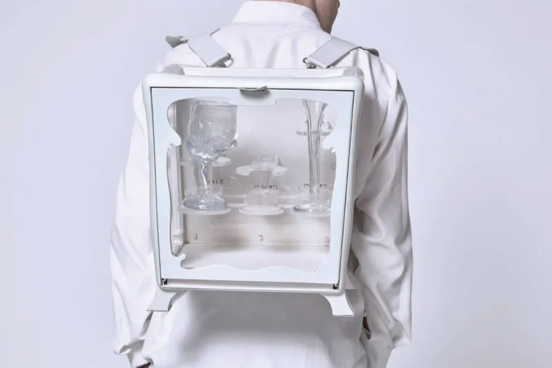 A performance scene from the UAE National Pavilion's production of 'And What Did You Say?' (2026) by artist Taous Makhacheva at the Venice Biennale.