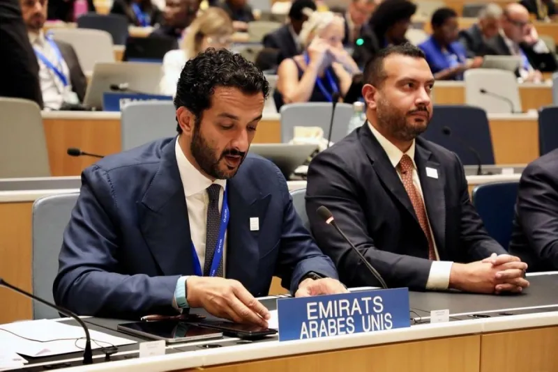 UAE Minister of Economy and Tourism Abdullah bin Touq Al Marri leads the UAE delegation at the 68th session of the WIPO Assemblies of Member States in Geneva.