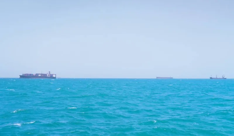 A view of the Strait of Hormuz, the strategic waterway at the centre of the US-Iran standoff over transit rights and military escalation.