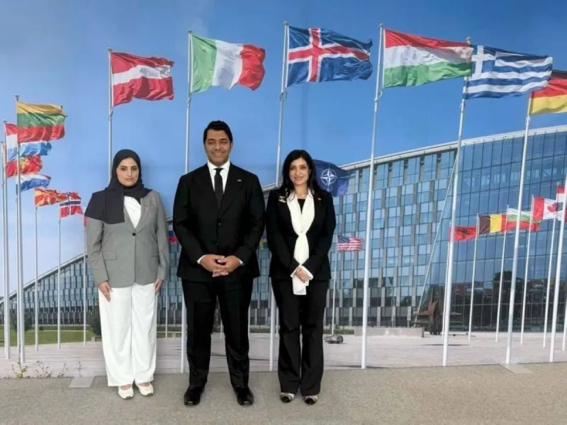 UAE delegation participates in NATO counter-terrorism dialogue at the alliance's headquarters in Brussels.