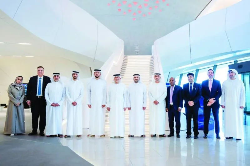 Representatives of Bee'ah and the Emirates Water and Electricity Authority sign a joint development agreement for wastewater treatment projects in Sharjah.