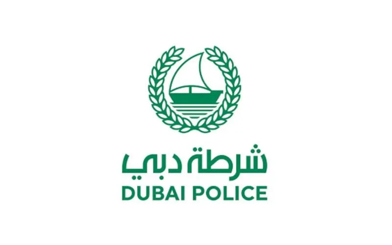 Dubai Police officers at their stand at the National Service Employment Exhibition at Expo City Dubai.