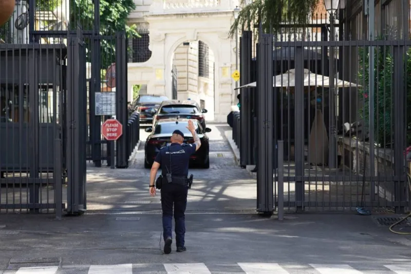 Lebanese and Israeli negotiating delegations meeting in Rome for the sixth round of direct talks under American auspices on the implementation of the framework agreement.