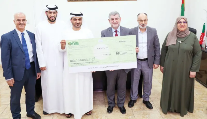 Students at a private charitable school in the UAE receiving support under the Mohammed bin Rashid Al Maktoum Charitable Foundation's education initiative.