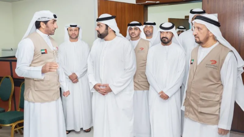 Sheikh Mohamed bin Hamad Al Sharqi, Crown Prince of Fujairah, visiting the Fujairah Shooting Club summer programme and attending the closing ceremony of the Mental Arithmetic Challenge at the Zayed Sports Complex.