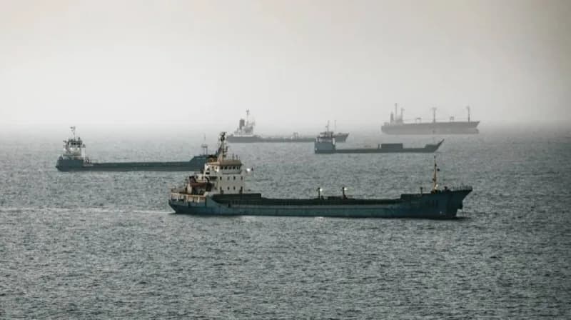 US naval forces intercepting commercial vessels near the Strait of Hormuz during enforcement of the maritime blockade on Iran.